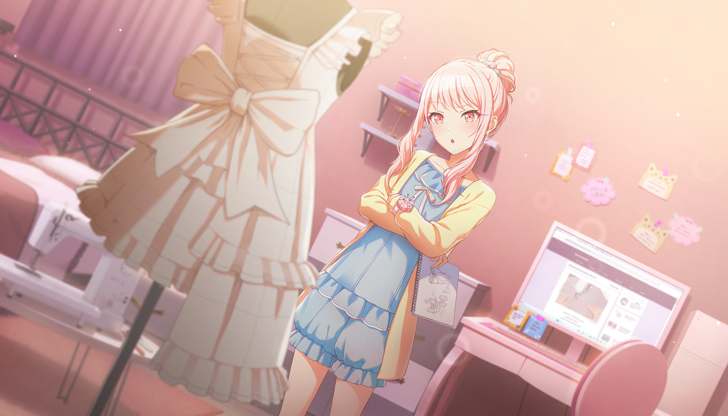 服作り奮闘中 特訓前