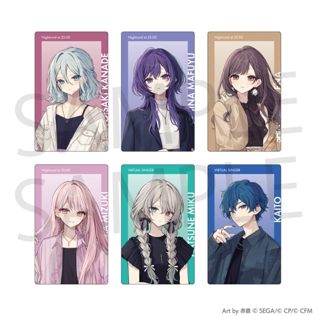 イラストレーターコラボ ePick card series クリアver.［25時、ナイトコードで。］