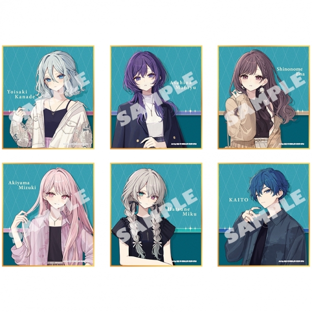 イラストレーターコラボ ミニ色紙コレクション 25時、ナイトコードで。