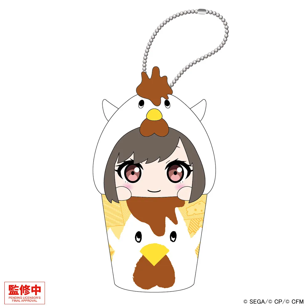なりきり！からあげクン ミニぬいキーホルダー 東雲絵名