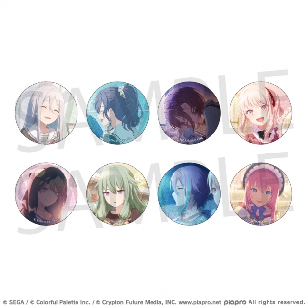 グリッター缶バッジ イベントイラストコレクション vol.55 C